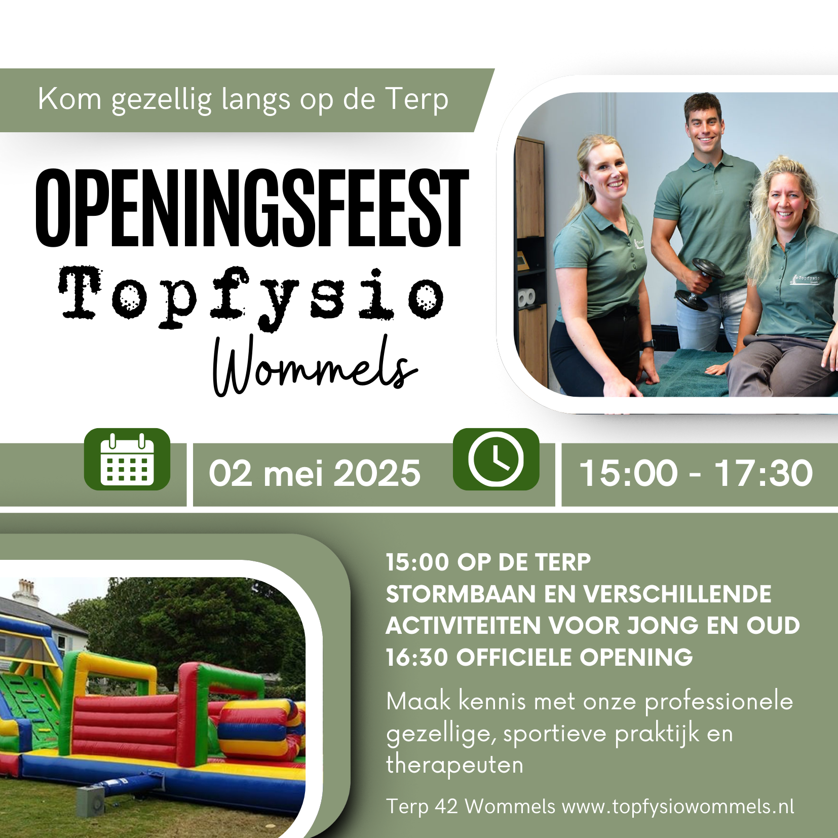 Openingsfeest Topfysio op de Terp