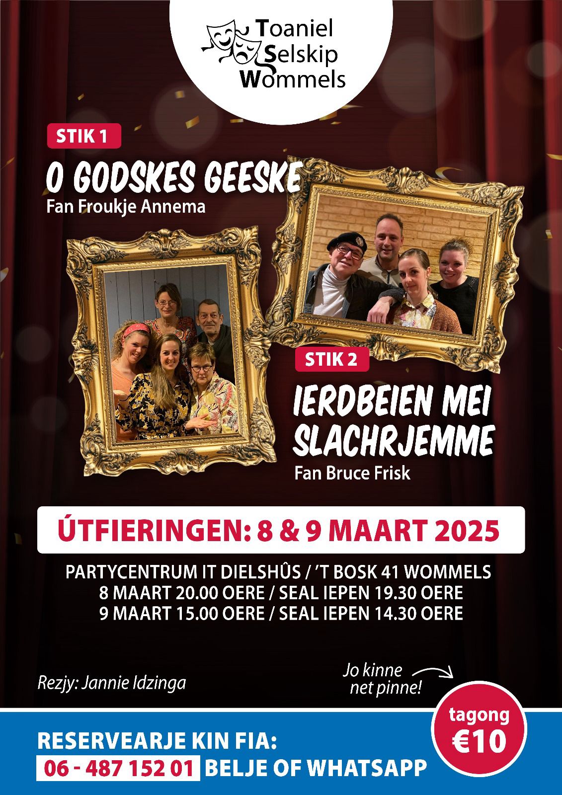 Utfieringen Toaniel Selskip 8 en 9 maart