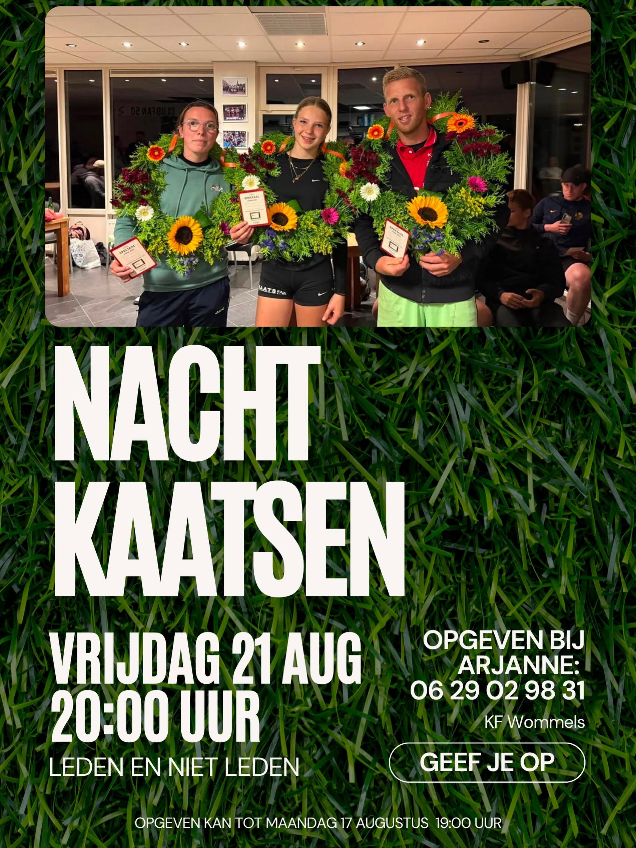 Nachtkeatsen freed 21 augustus